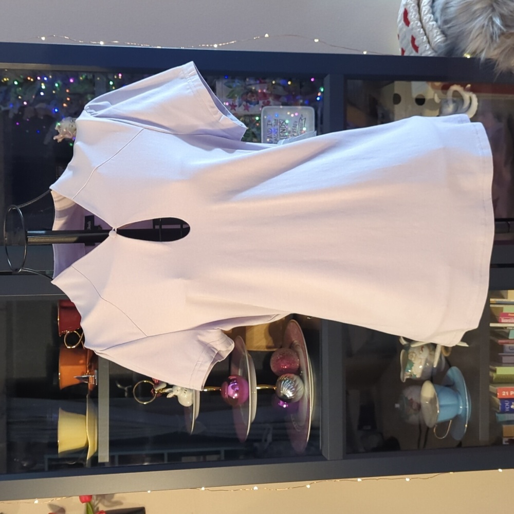 Lavender cut out t-shirt